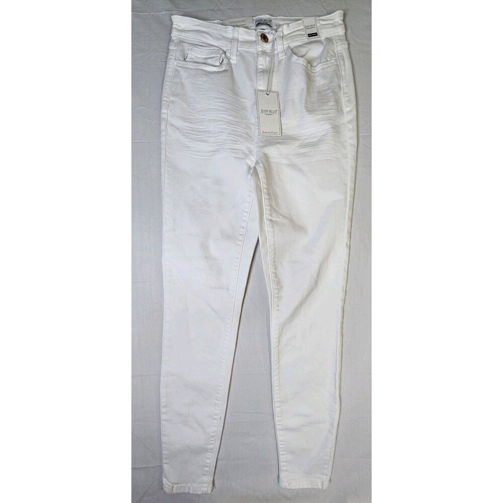 Judy Blue Jeans Women's Size 5/27 White Skinny Fit High Waist Denim NEW TAG